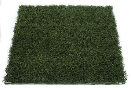 40x40 Inch Artificial Grass Mat - Realistic Green Plastic Turf for Patio, Lawn, Garden & Outdoor Decor