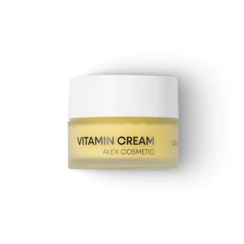 Alex Cosmetic Vitamin Cream - Soothing & Calming Moisture Balance for Face & Skin, 50ml | Hydrating Daily Skincare for Dry, Sensitive Skin | Perfect for Morning & Night Routine