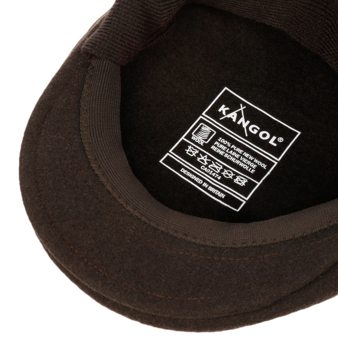 Kangol 504 Flat Cap with Ear Flaps - Winter Wool Hat for Men & Women - Perfect for Outdoor Activities, Hiking, and Cold Weather Fashion