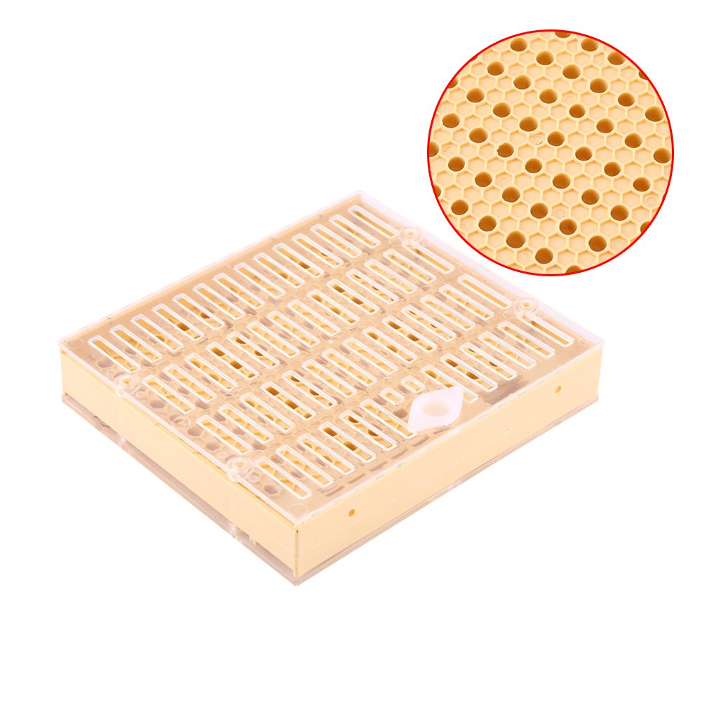 Professional Beekeeping Queen Bee Rearing Grafting Kit - Queen Rearing Box Cage, Cell Bar Blocks, 110 Cell Cups & Beehive Tools for Apiculture | Perfect for Beekeepers, Honey Production & Queen Bee Breeding