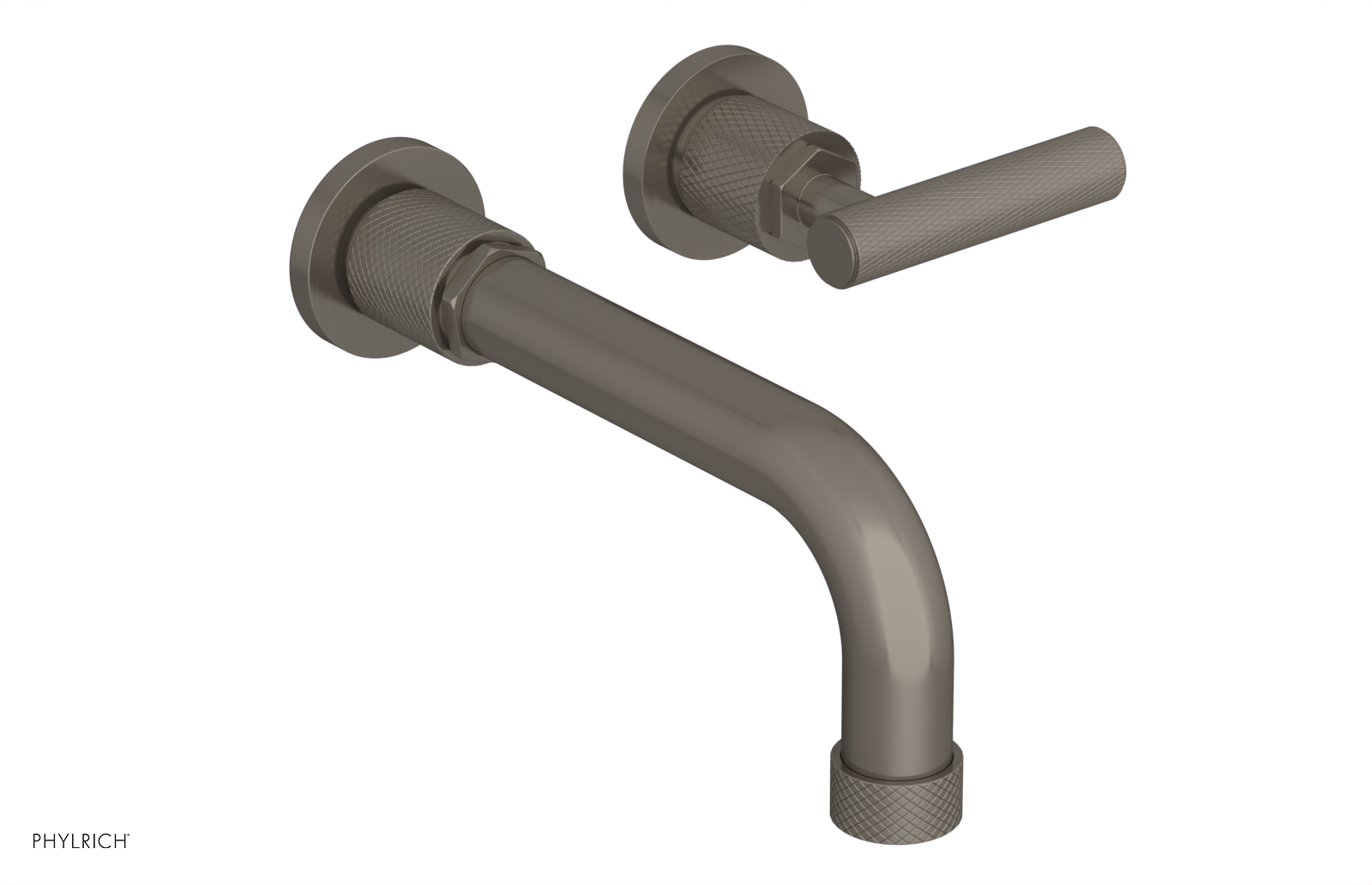 DUSTRIE Single Handle Wall Mount Bathroom Faucet Set - 7 5/8