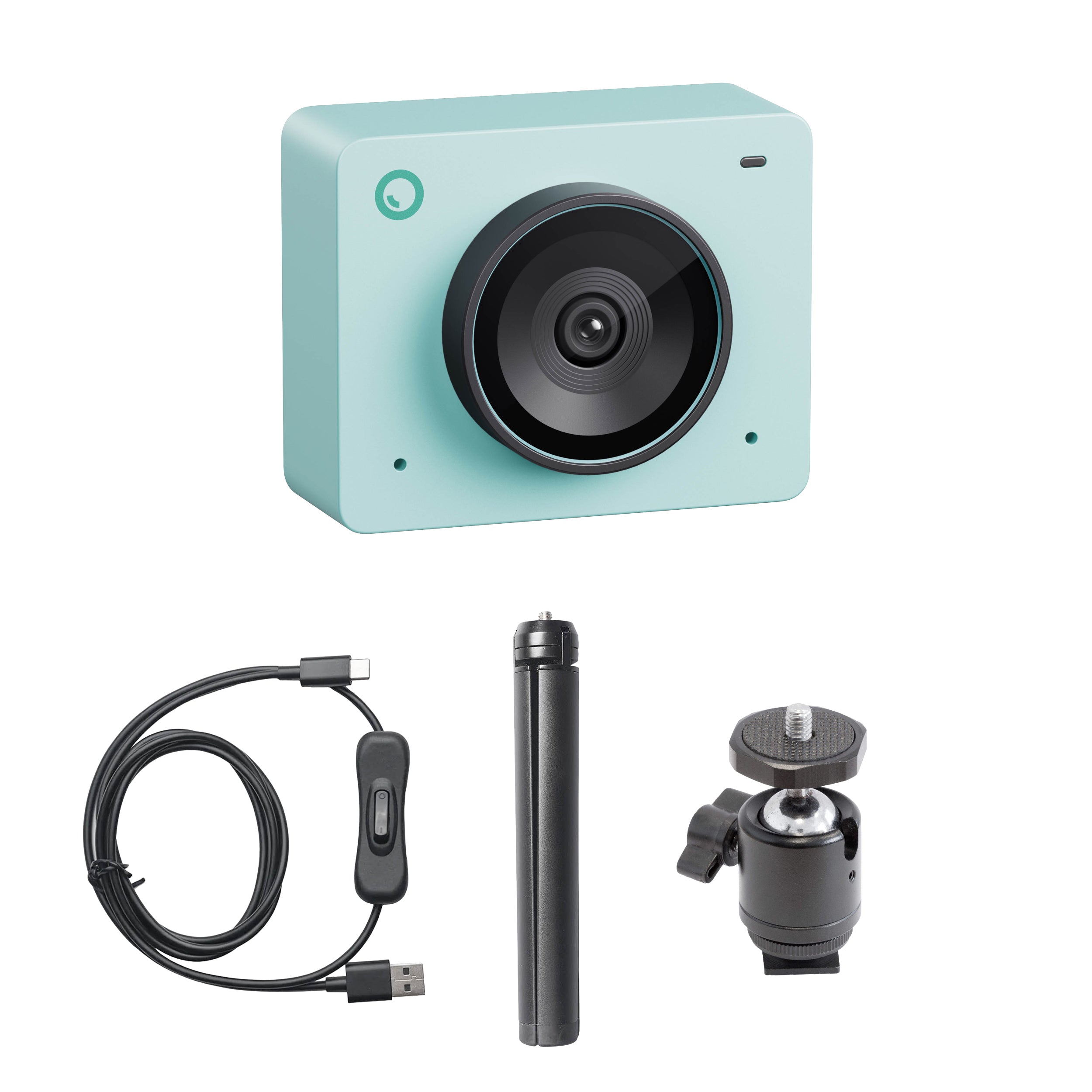 OBSBOT Meet 2 4K AI Webcam with Auto Tracking - Compact Desktop Streaming Camera for Zoom Meetings, YouTube Videos & Remote Work