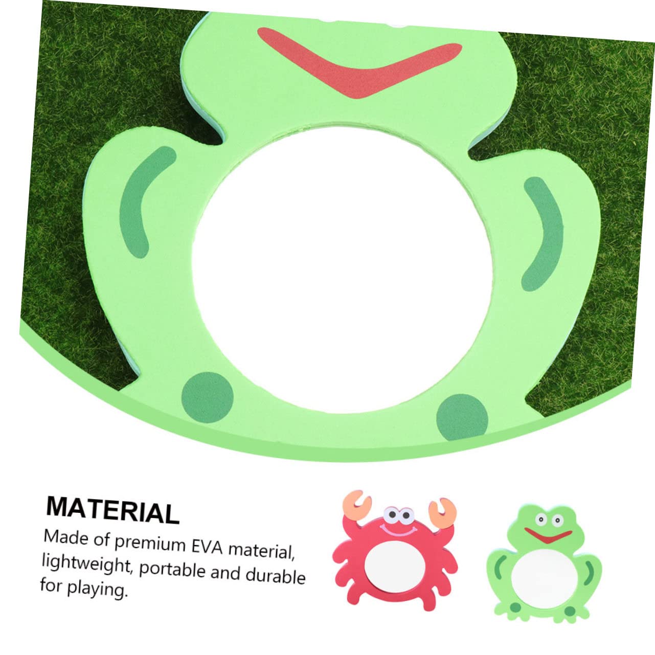 FAVOMOTO 14 Pcs EVA Cartoon Bath Toys - Waterproof Baby Mirror, Educational Travel Mirror for Toddlers, Fun Bathtime & Sensory Play (Red) - Perfect for Bath Time, Baby Development & Travel Accessories