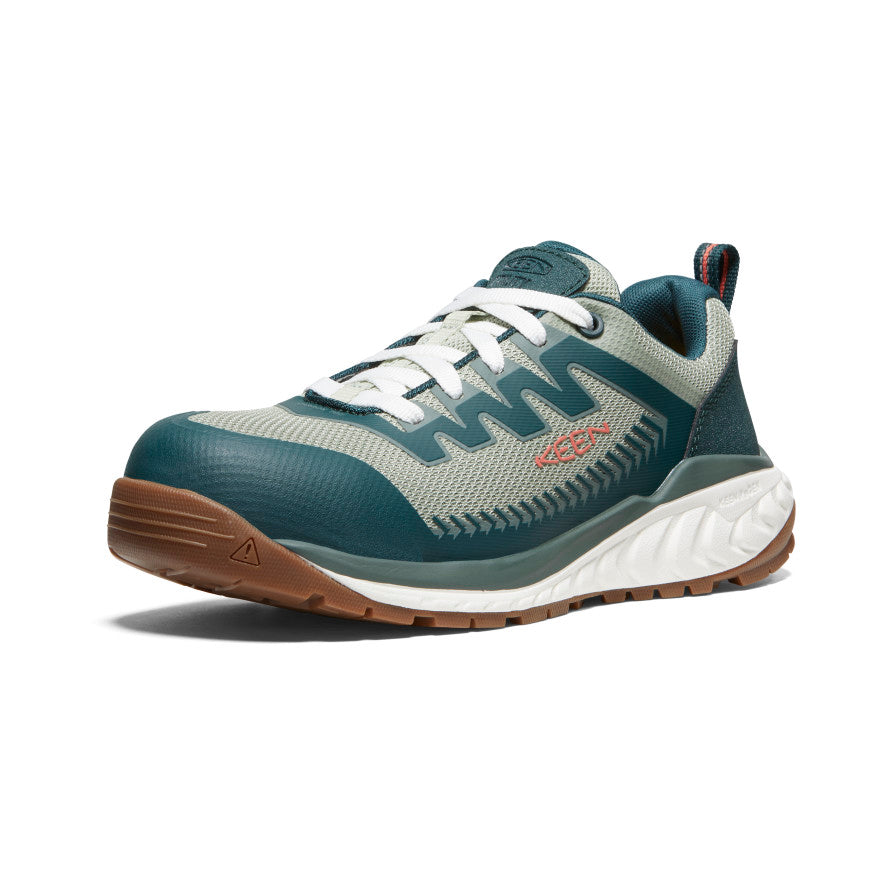 Women's Arvada Work Sneaker - Carbon Toe Safety Shoes | Desert Sage Green for Construction, Warehouse & Outdoor Work