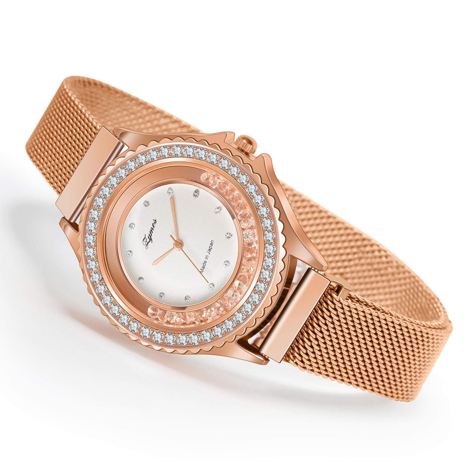 Sego Alchemy Rose Gold Watch & Jewelry Set for Women - 4 Piece Necklace, Earrings, Bracelet & Watch Gift Set for Mom, Wife, Girlfriend | Perfect for Birthdays, Anniversaries & Special Occasions