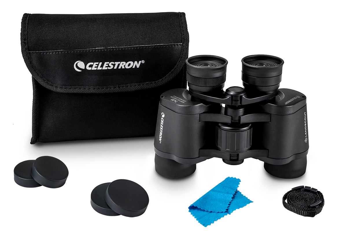 LandScout 7x35mm Porro Prism Binoculars for Adults - High Power Waterproof Compact Binoculars for Bird Watching, Hunting, Hiking & Travel