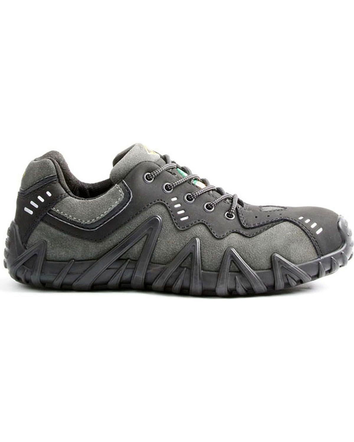 Terra Men's Spider Work Shoes - Black Non-Slip Safety Shoes for Construction, Warehouse & Outdoor Work | Durable Comfort Work Boots for Men