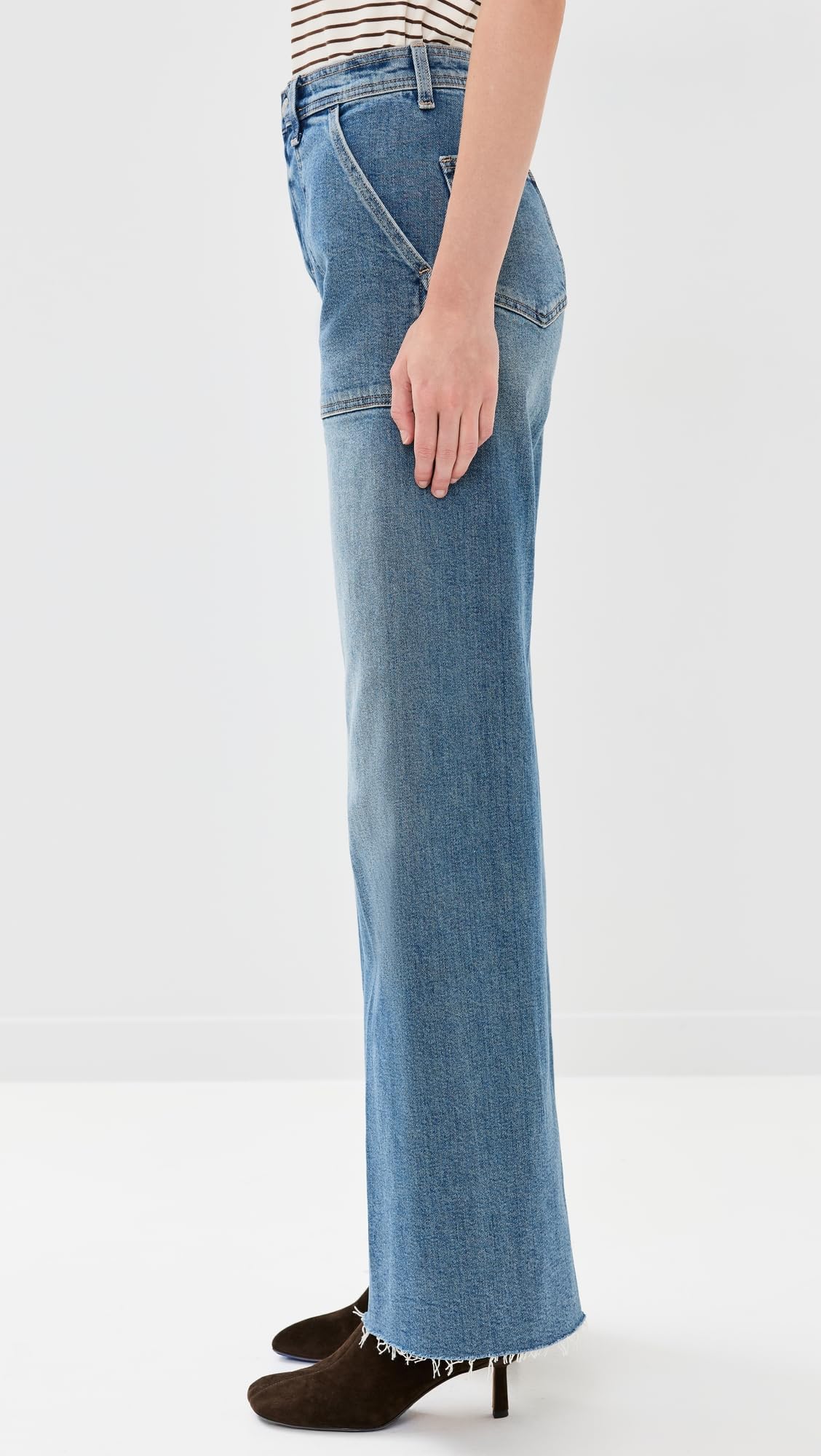 Women's Pistola Denim Penny Utility Jeans - High Waist Stretch Skinny Jeans for Casual Wear & Everyday Outfits