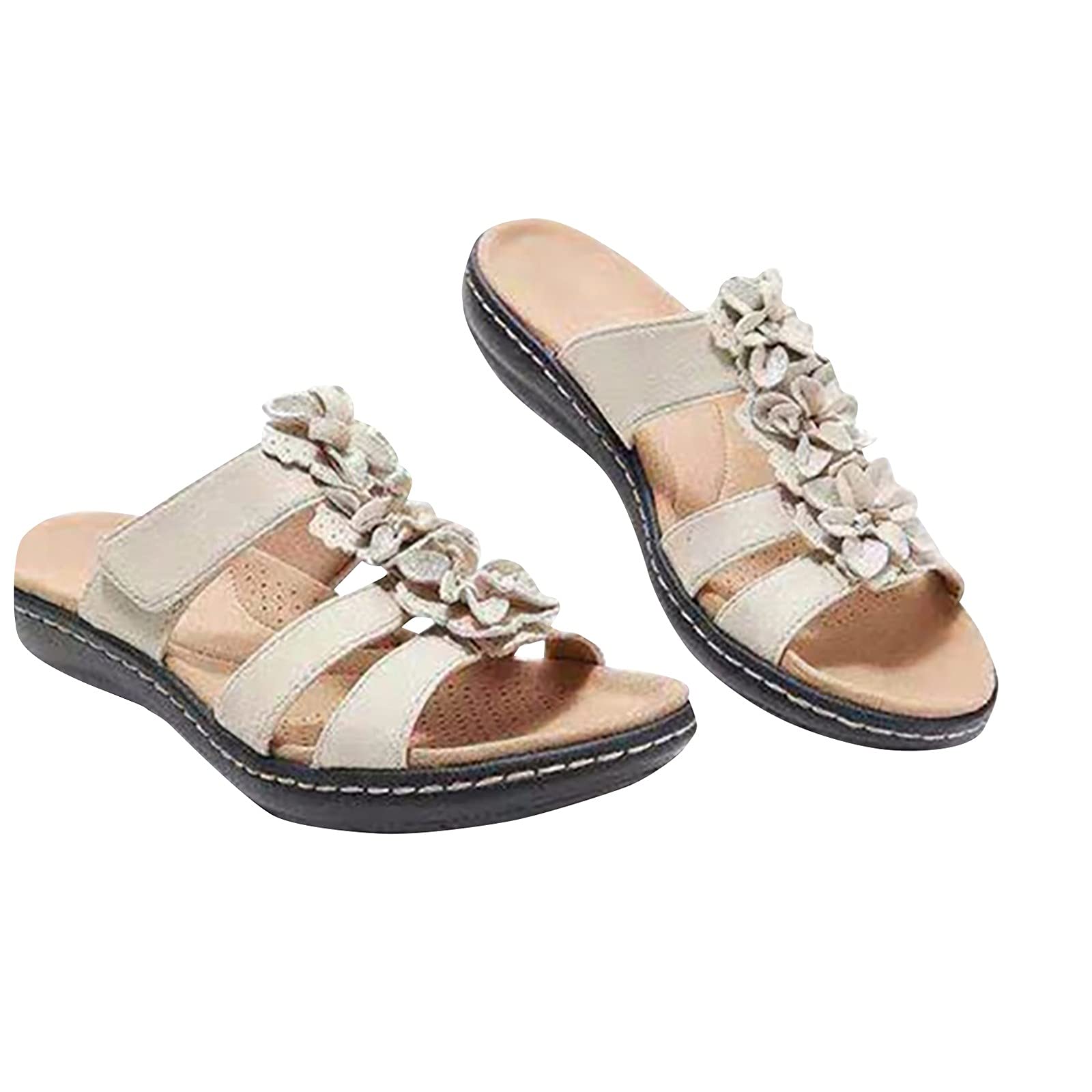 AYASO Women's Transparent Breathable Mule Slippers - Summer 2022 Fashion Sandals for Women | Comfortable House Shoes, Beach Slides & Poolside Footwear