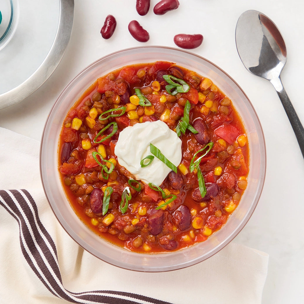Best Vegetarian Lentil and Bean Chili Mix - High Protein, Gluten Free, Ready in 15 Minutes - Perfect for Quick Meals, Camping & Healthy Eating