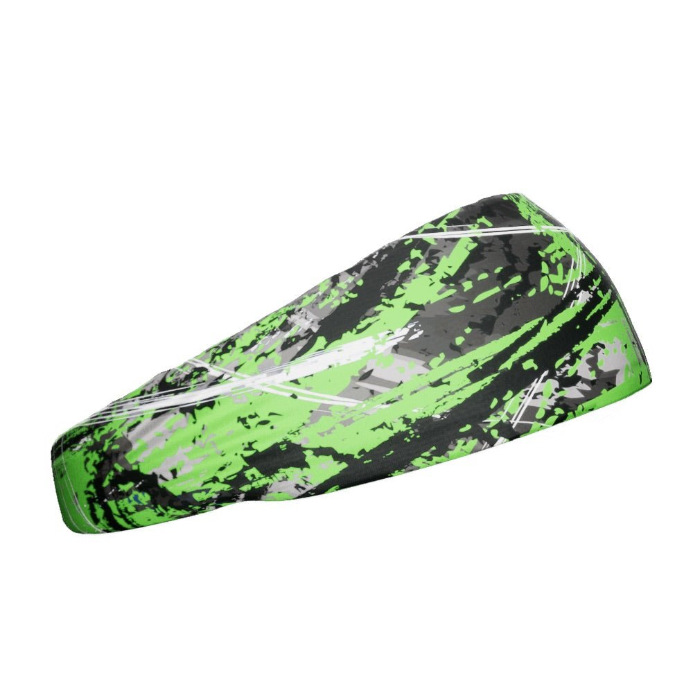 Wicked Green Headband for Women & Men - Stylish & Comfortable Sports Headband for Running, Yoga, Workout & Fitness - Sweat Absorbent & Non-Slip Hair Accessory