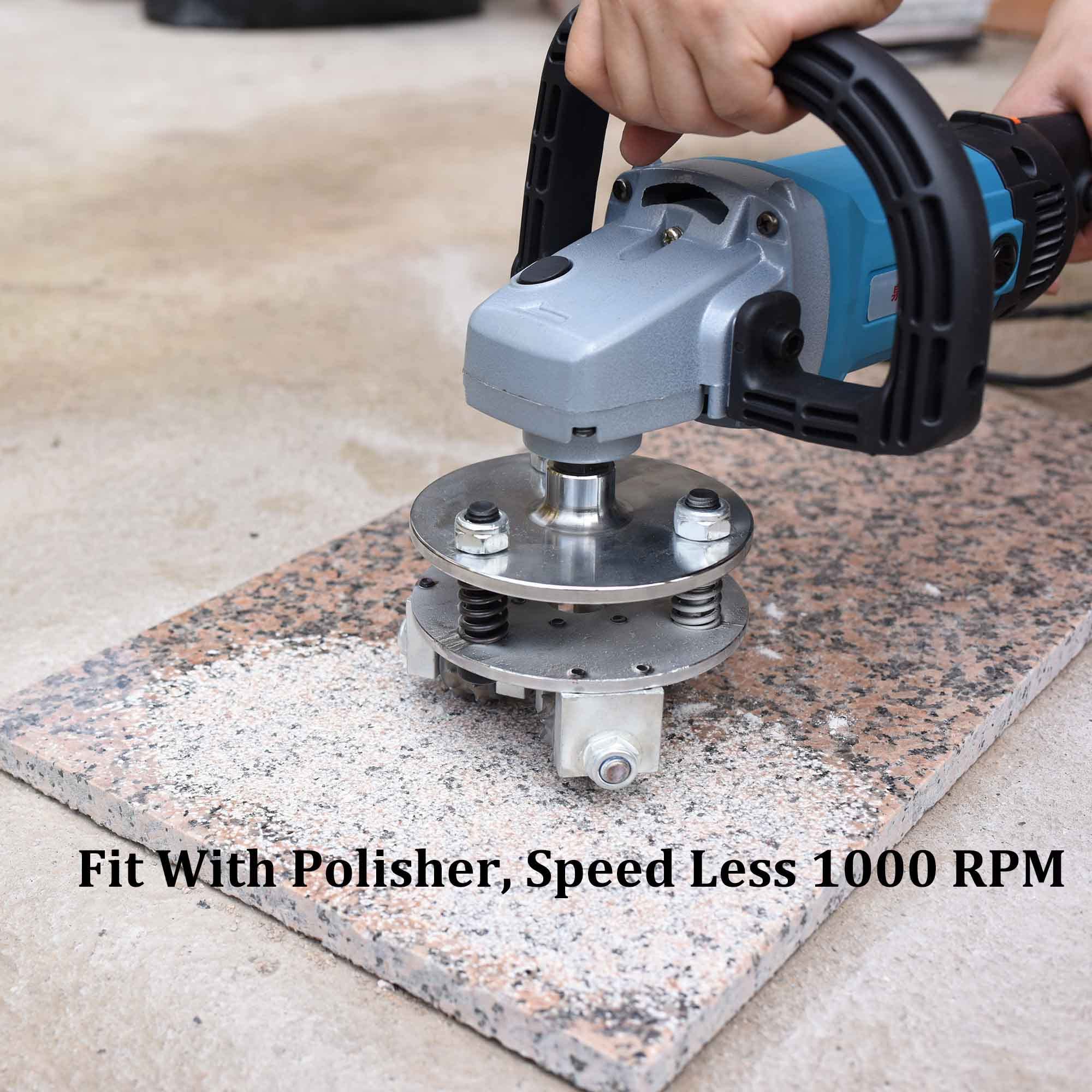 5 Inch 30 Pins Bush Hammer Plate with Lichi Finish - M14 Thread for Concrete Floor Texturing - Perfect for DIY Projects, Stone Polishing, and Surface Preparation