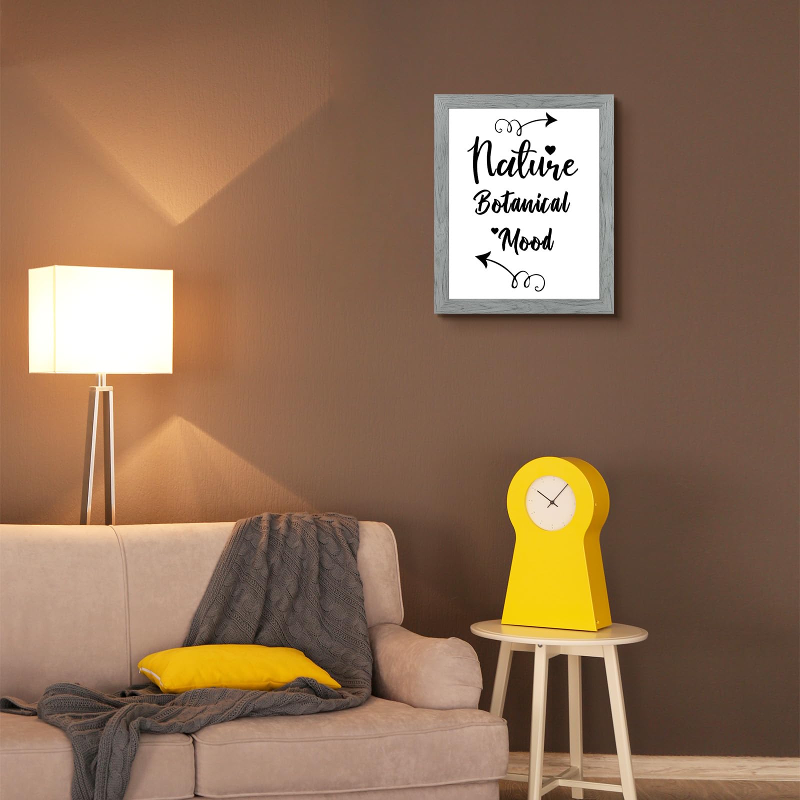 Golden State Art 16x20 Picture Frame Set of 2 - Wood Grain Rustic Wall Photo Frame with Wide Molding & Back Hangers - Perfect for Baby Photos, Wedding Pictures, Family Portraits & Home Decor (Grey) - Ideal for Living Room, Bedroom, Office & Gallery Wall Display