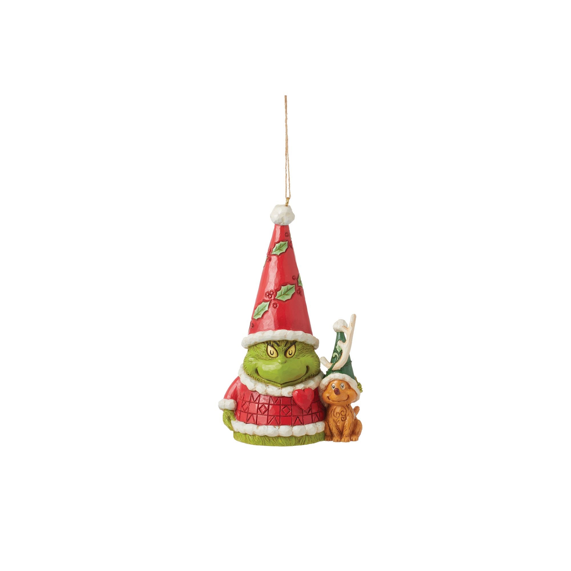 Festive Grinch Christmas Gnome with Max - Perfect for Holiday Decor, Gift Giving & Themed Parties