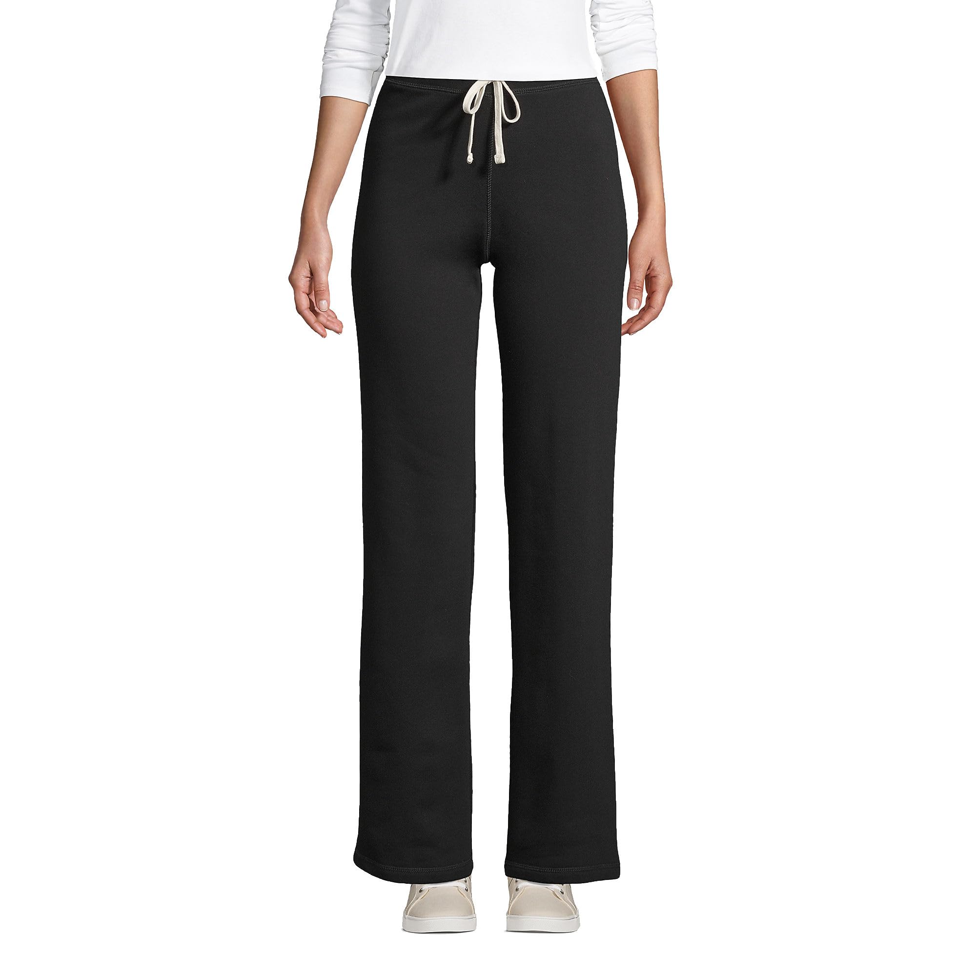 Lands' End Women's School Uniform Sweatpants - Comfortable & Durable Pants for Class, Work & Casual Wear