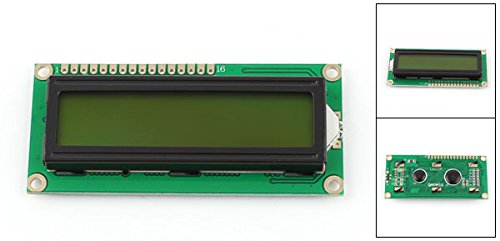 Uxcell 16x2 Character LCD Display Module with HD44780 Controller & Yellow Backlight - Ideal for Arduino, Raspberry Pi, and DIY Electronics Projects
