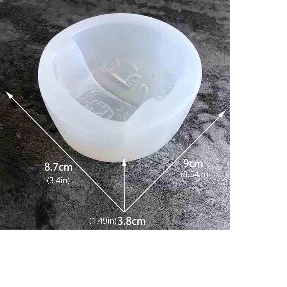 3pcs Mushroom Silicone Molds for Chocolate, Candy, Polymer Clay, Cake Decorating, Sugar Craft, Resin & Plaster - Mushroom House Baking Molds for DIY Crafts, Party Treats & Home Decor