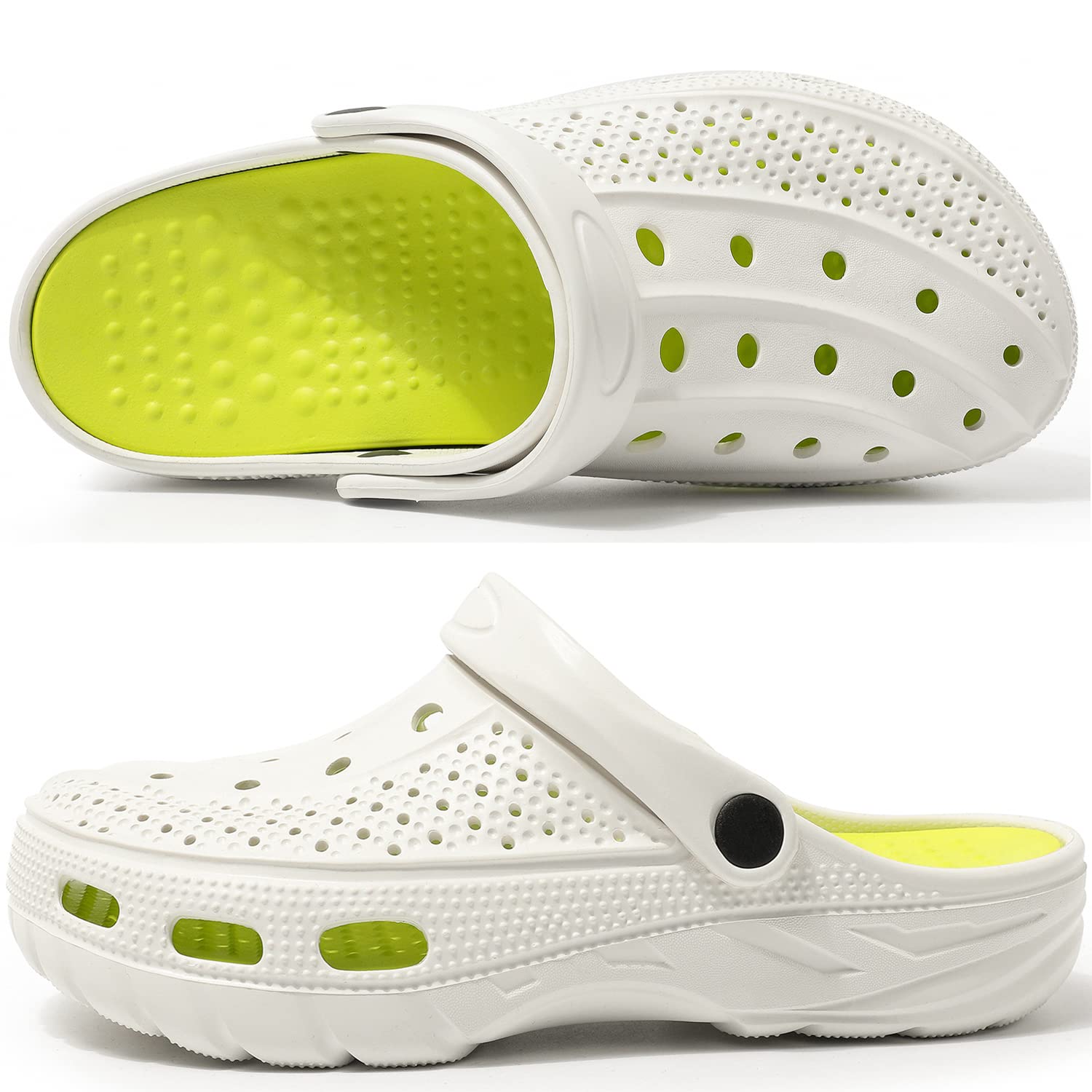 **ChayChax Arch Support Clogs for Men & Women – Slip-On Garden Shoes with Removable Cushion Footbed – Comfortable Outdoor Beach Slippers for Walking, Gardening & Relaxation**