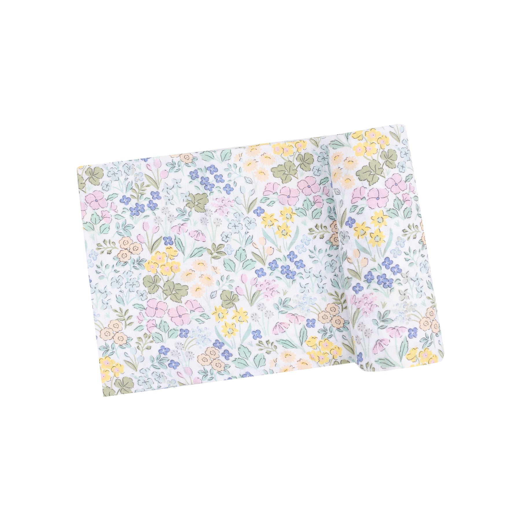 Samantha Floral Muslin Swaddle Blanket - Soft Baby Swaddle Wrap for Newborns & Infants | Breathable Cotton Blanket for Sleeping, Nursing & Photo Shoots