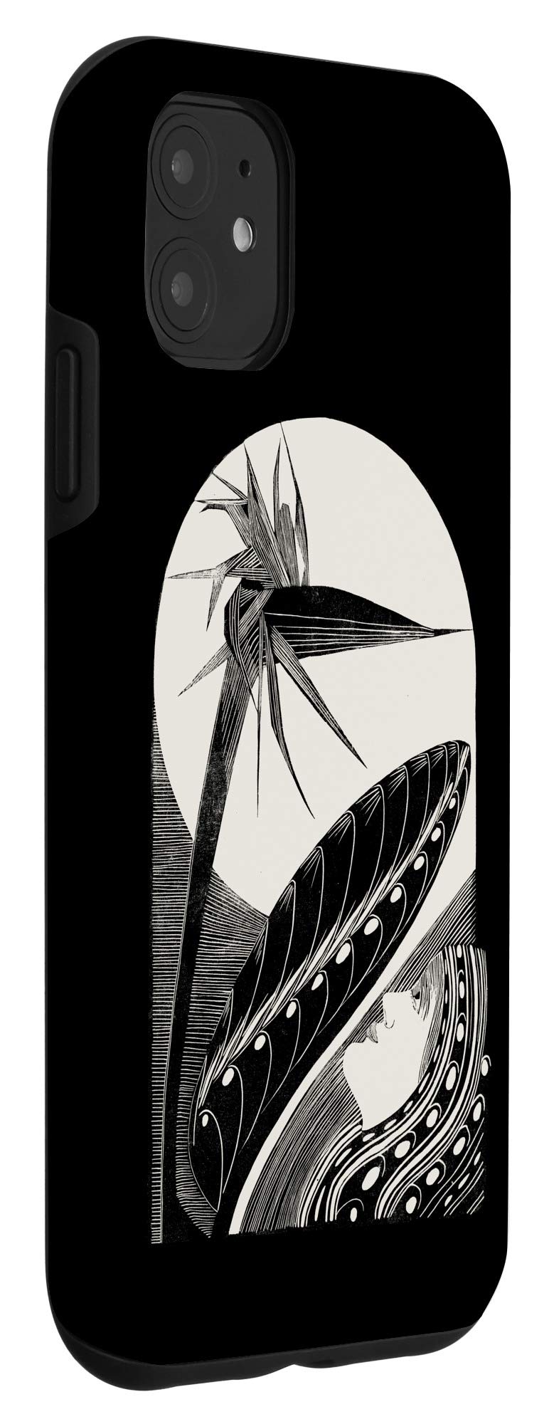 iPhone 11 Case with Strelitzia Exotic Plants Design - Premium Bird of Paradise Flower Botanical Phone Cover for Women & Men - Perfect for Travel, Beach & Tropical Vacation Accessories