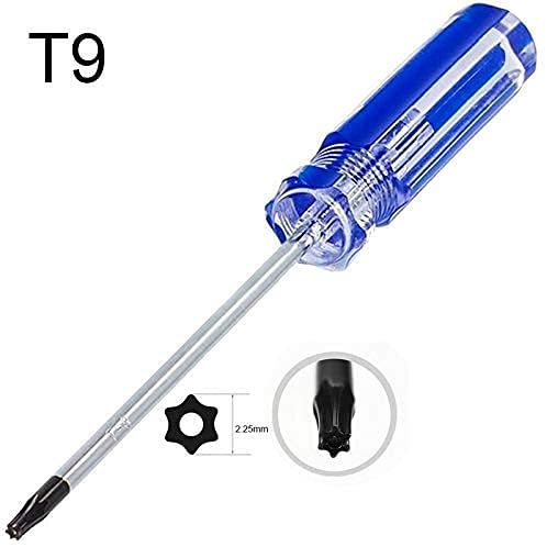 T8/T9/T10 Tamper Proof Torx Security Screwdriver Set - Premium Steel Torx Driver for XBOX 360 Wireless Controller Repair - Perfect for Electronics Maintenance, Game Console Fixing & DIY Projects