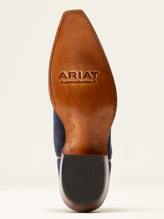 Ariat Women's Jukebox Western Boots - Polo Blue Suede Cowgirl Boots for Country Dancing & Rodeo Events