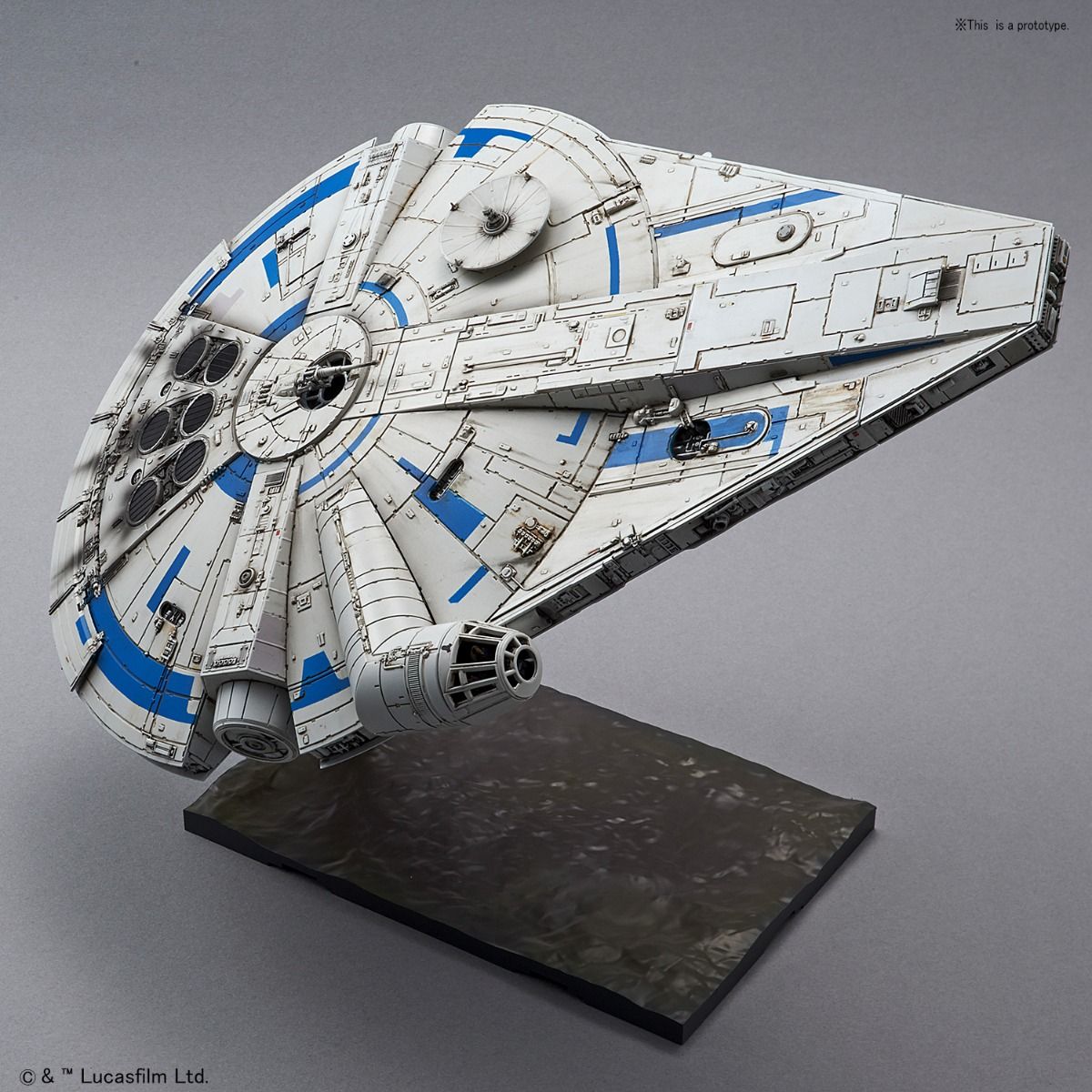 Bandai Star Wars Millennium Falcon Model Kit - Lando Calrissian Version | Solo: A Star Wars Story | DIY Building Kit for Collectors & Fans | Perfect for Display & Gifts