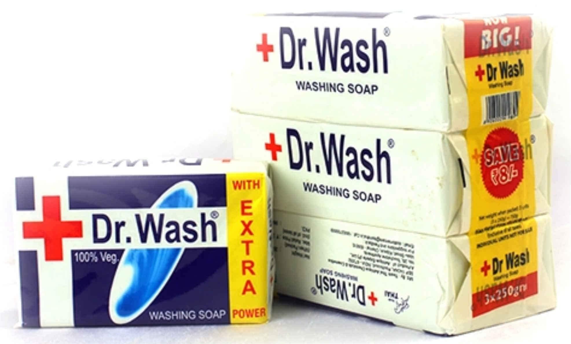 Wellcare Dr.Wash Laundry Detergent Soap Bars - 4 Pack | Eco-Friendly, Stain Removal for Clothes | Perfect for Travel, Camping & Hand Washing