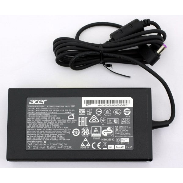 Original Acer Aspire 7 A715-71G 135W Laptop Charger Adapter Power Supply Cord - Compatible with Acer Aspire 7 Series Laptops - Perfect for Home, Office & Travel Use