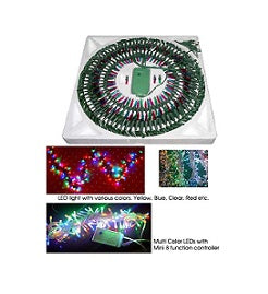 120 LED Christmas Lights - 220 Volts Indoor/Outdoor Holiday String Lights for Christmas Tree, Home, Party & Garden Decorations