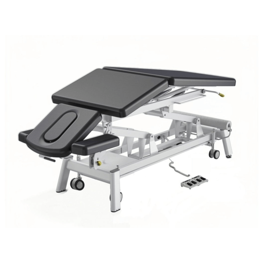 VIVANOVA German Dewert 2 Motors Electric Adjustable Massage Table - Professional Chiropractic Treatment Bed for Physical Therapy, RMT Clinics & Home Use - Grey
