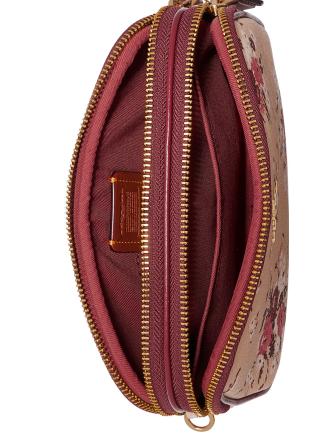 Coach Floral Sadie Crossbody Bag for Women - Stylish Leather Shoulder Purse with Adjustable Strap, Perfect for Daily Use, Travel & Shopping