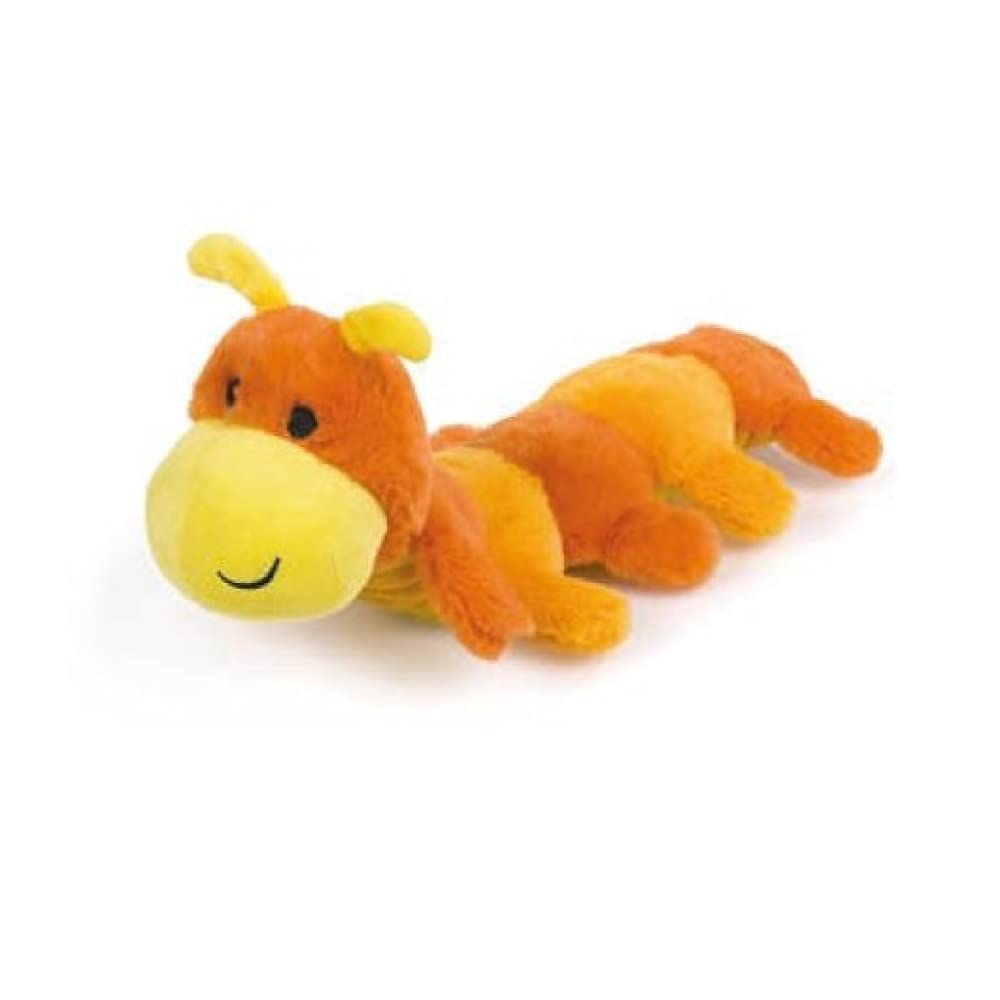 Petface Buddies Plush Caterpillar Dog Toy - Soft & Durable Chew Toy for Small & Medium Dogs - Perfect for Playtime, Training & Cuddling