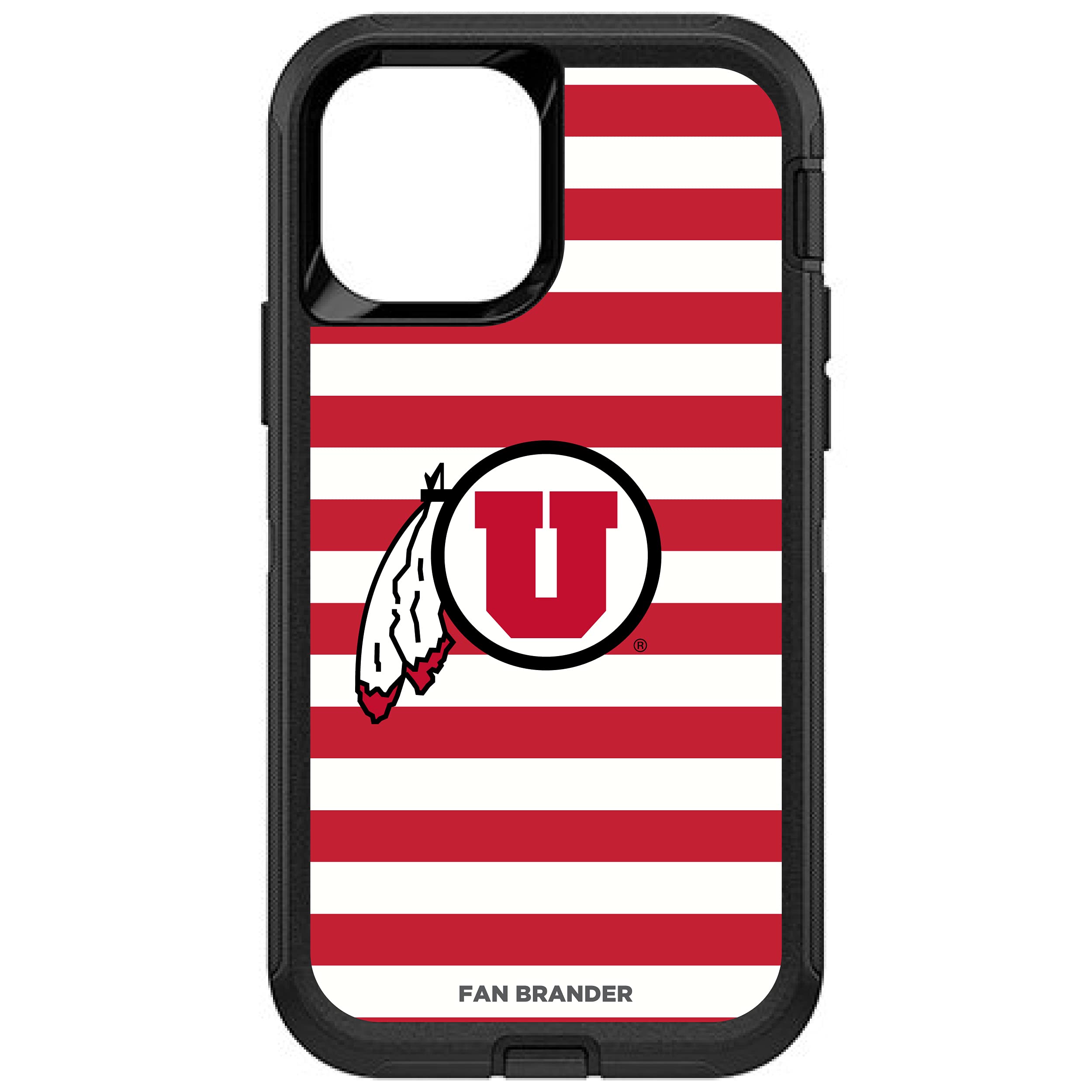 NCAA OtterBox Defender iPhone Case with Stripes - Durable Protection for Sports Fans