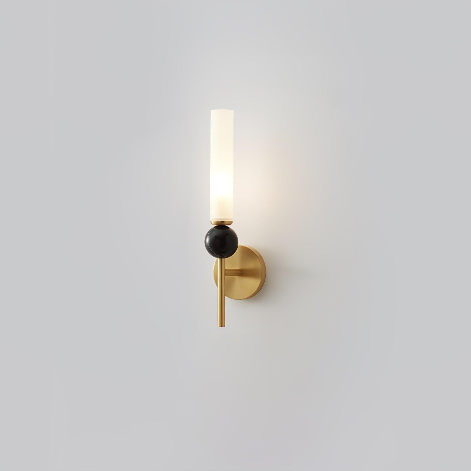 Elegant Marble Vertical Wall Lamp - Modern LED Sconce for Bedroom, Living Room & Hallway Lighting | Dimmable & Energy Efficient