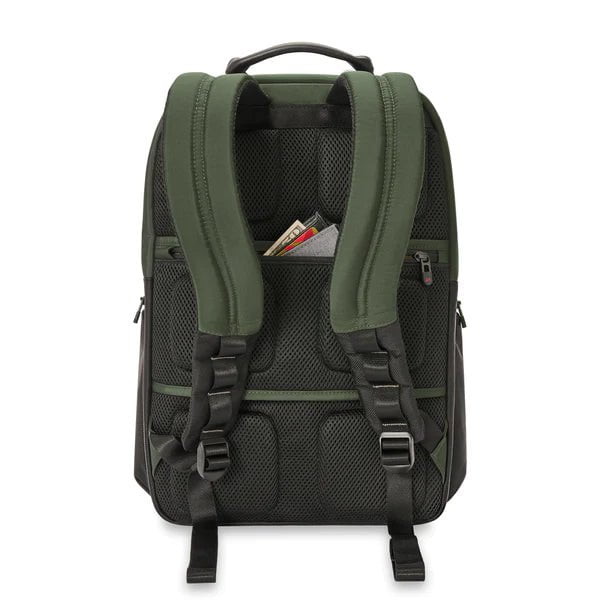 Briggs & Riley HTA Medium Widemouth Backpack - Durable Travel Backpack for Work & Commuting, Laptop Compartment, Spacious Design - Perfect for Business Trips, College & Everyday Use