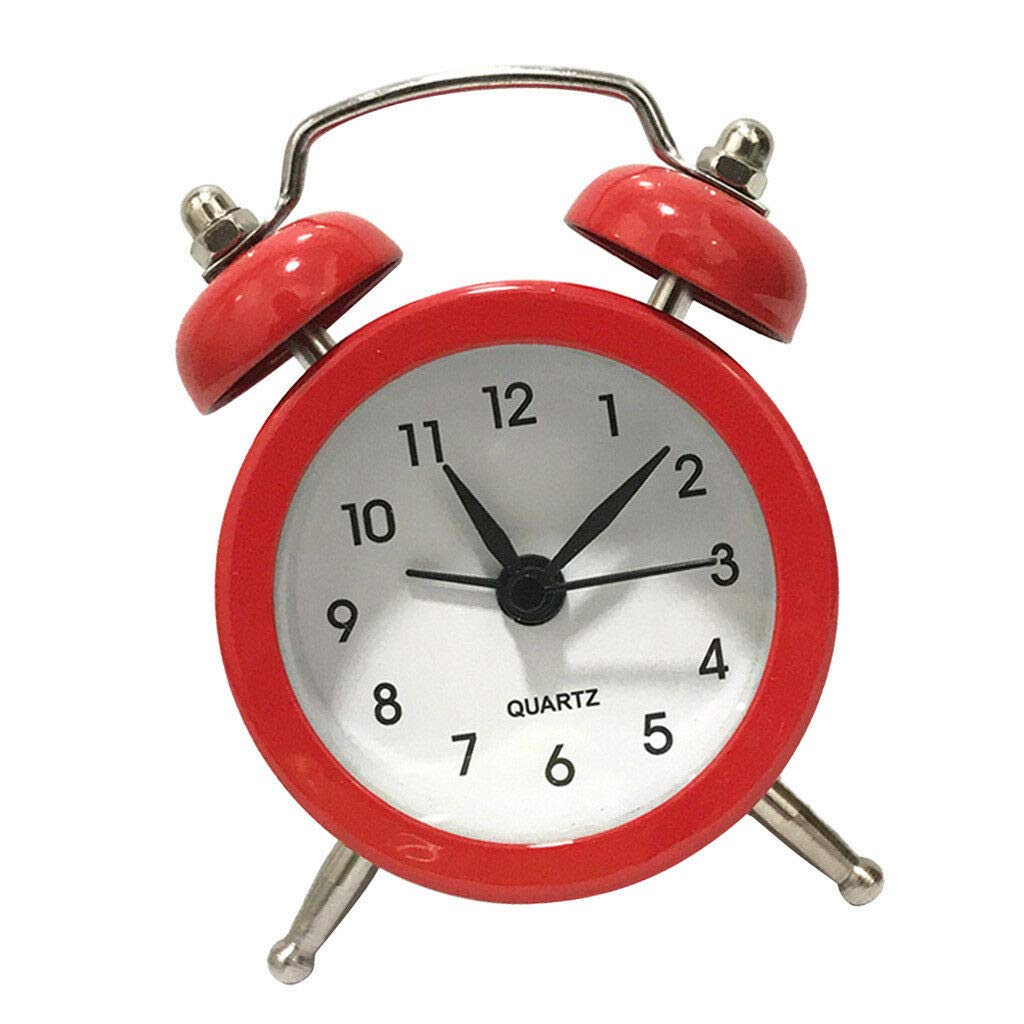 **Red Cartoon Number Alarm Clock - Round Desk Clock for Kids Bedroom, Home Decor & Office Use**    (优化点：   1. 关键词前置，突出核心产品（Red Cartoon Number Alarm Clock）   2. 去除重复的