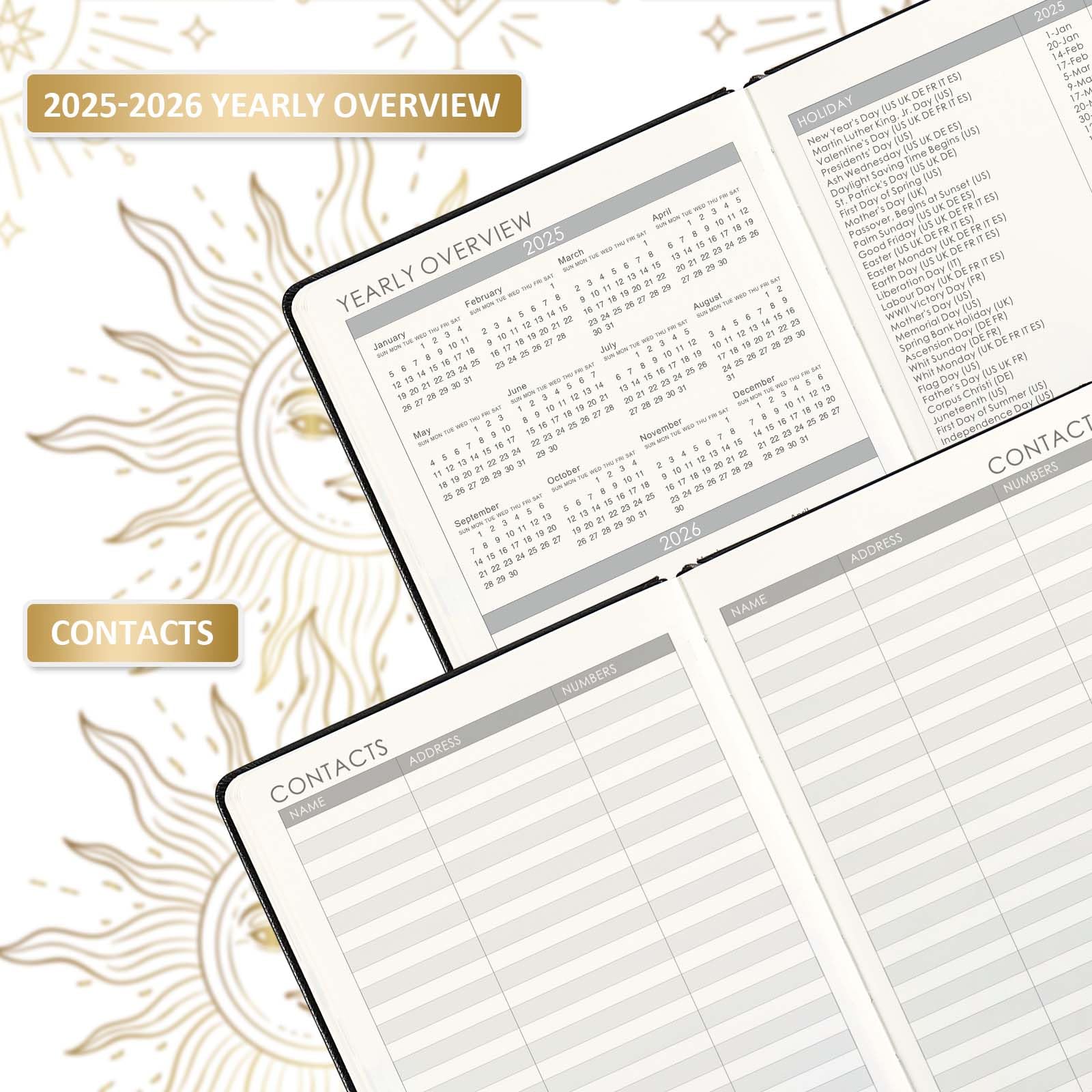 2025-2026 Academic Planner - July 2025 to June 2026 Weekly & Monthly Organizer, 5.75