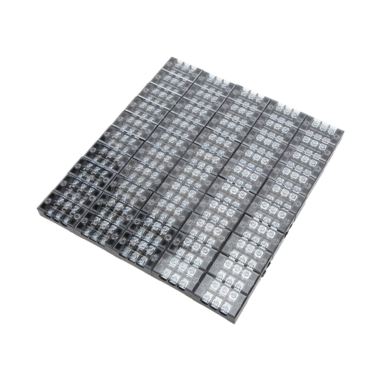Easy Install Terminal Strips - High Quality Circuit Terminal Blocks for Power Distribution Box & Cabinet - Ideal for Factory, Industrial & Home Electrical Wiring Projects