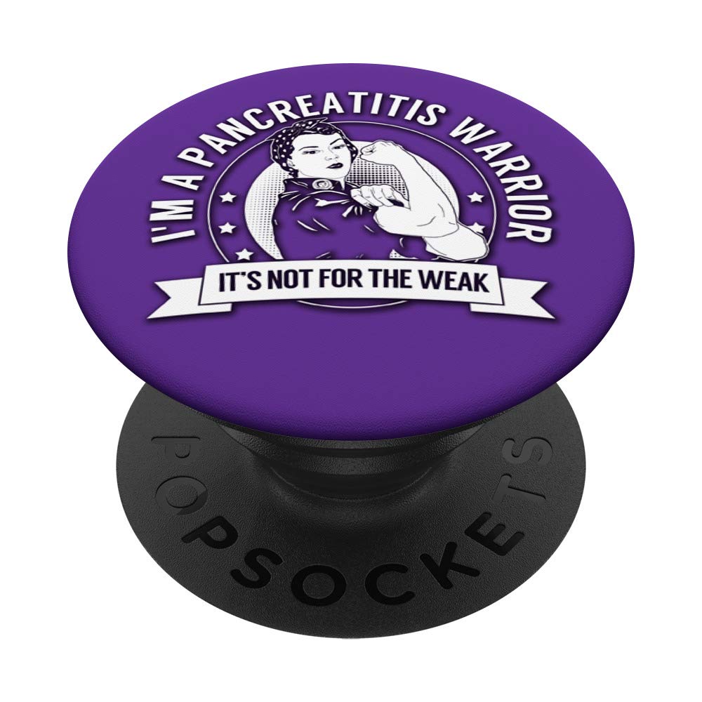 Pancreatitis Warrior PopSockets - Phone Grip & Stand for iPhone, Samsung, Tablets | Support Awareness & Show Solidarity | Perfect for Daily Use, Travel, and Work