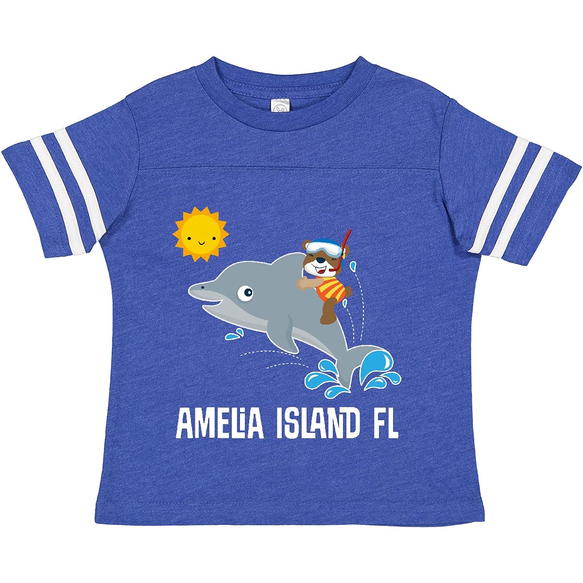 Amelia Island Florida Toddler T-Shirt - Cute Vacation Souvenir & Beach Trip Outfit for Kids | Perfect for Family Vacations, Beach Trips & Florida-Themed Events