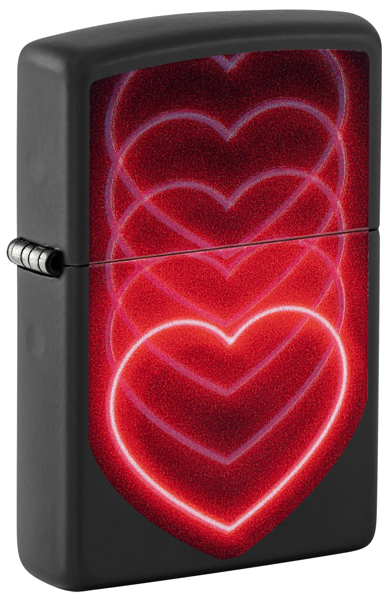Black Light Heart Design LED Wall Art - Glow in The Dark Room Decor for Bedroom, Party & Home Aesthetic