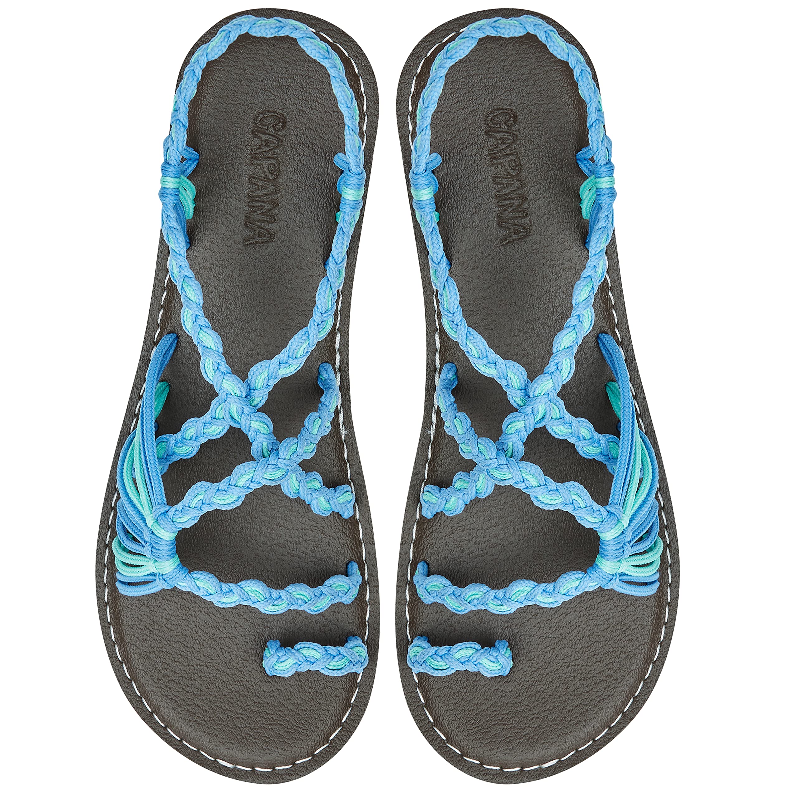 Handwoven Women's Flat Sandals - Boho Strappy Sandals for Walking, Beach & Water Activities | Braided Rope Sandals for Women - Commune Collection | Perfect for Summer Outings, Vacations and Casual Wear