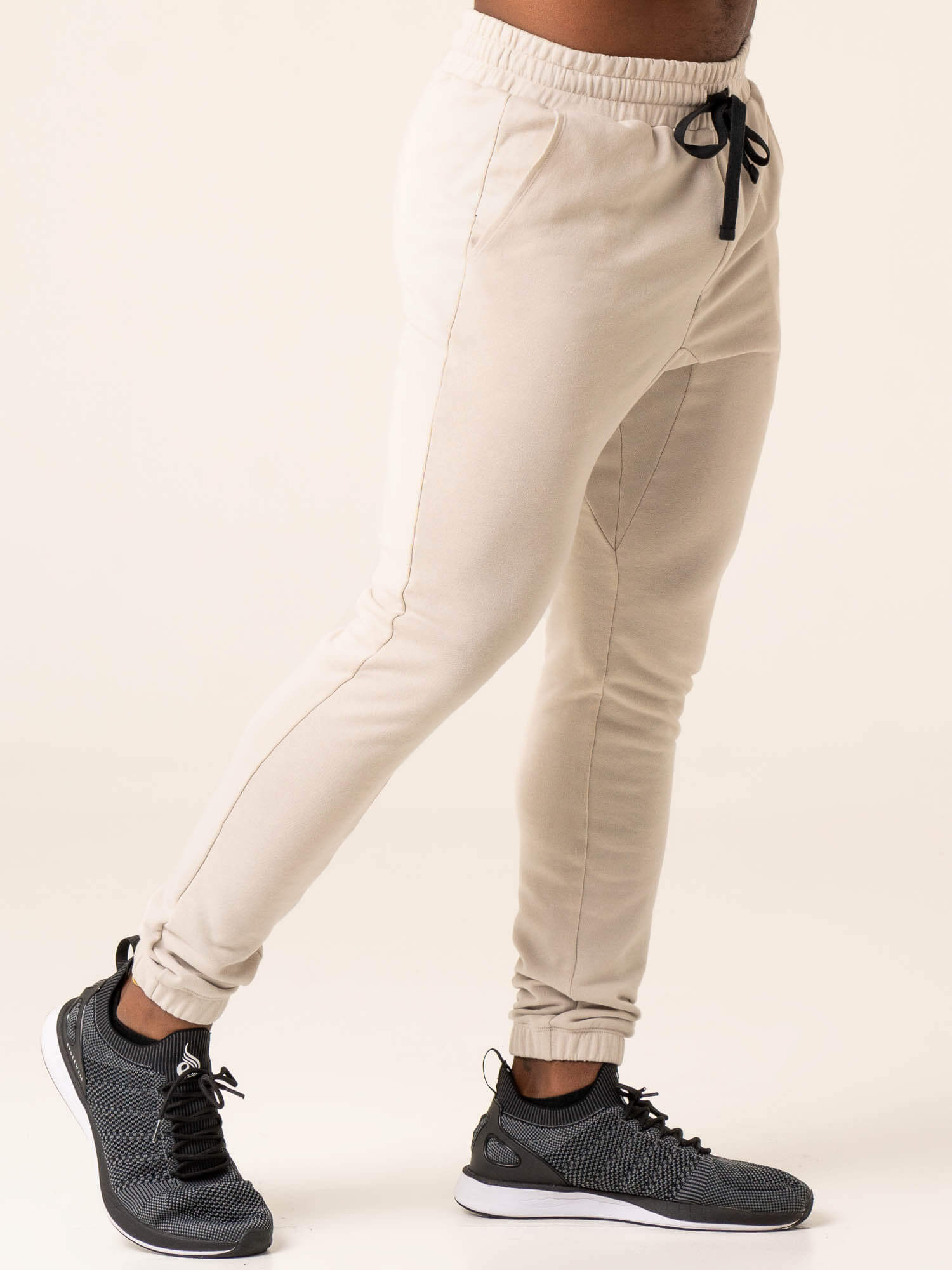 Dynamic Track Pants for Men - Comfortable & Stylish Stone Color Joggers for Running, Gym & Casual Wear