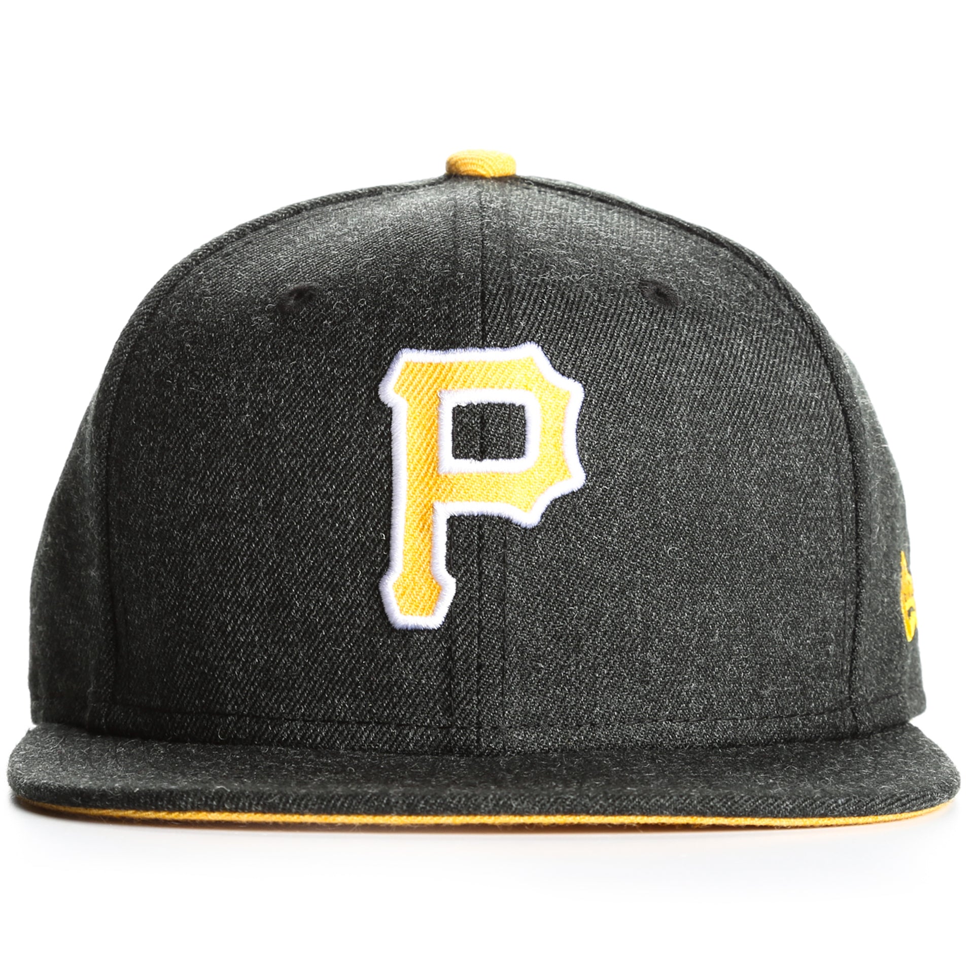 New Era 9Fifty Pittsburgh Pirates Heather Hype Snapback Cap - Charcoal Heather - Official MLB Baseball Hat for Men & Women - Perfect for Sports Fans, Casual Wear & Street Style