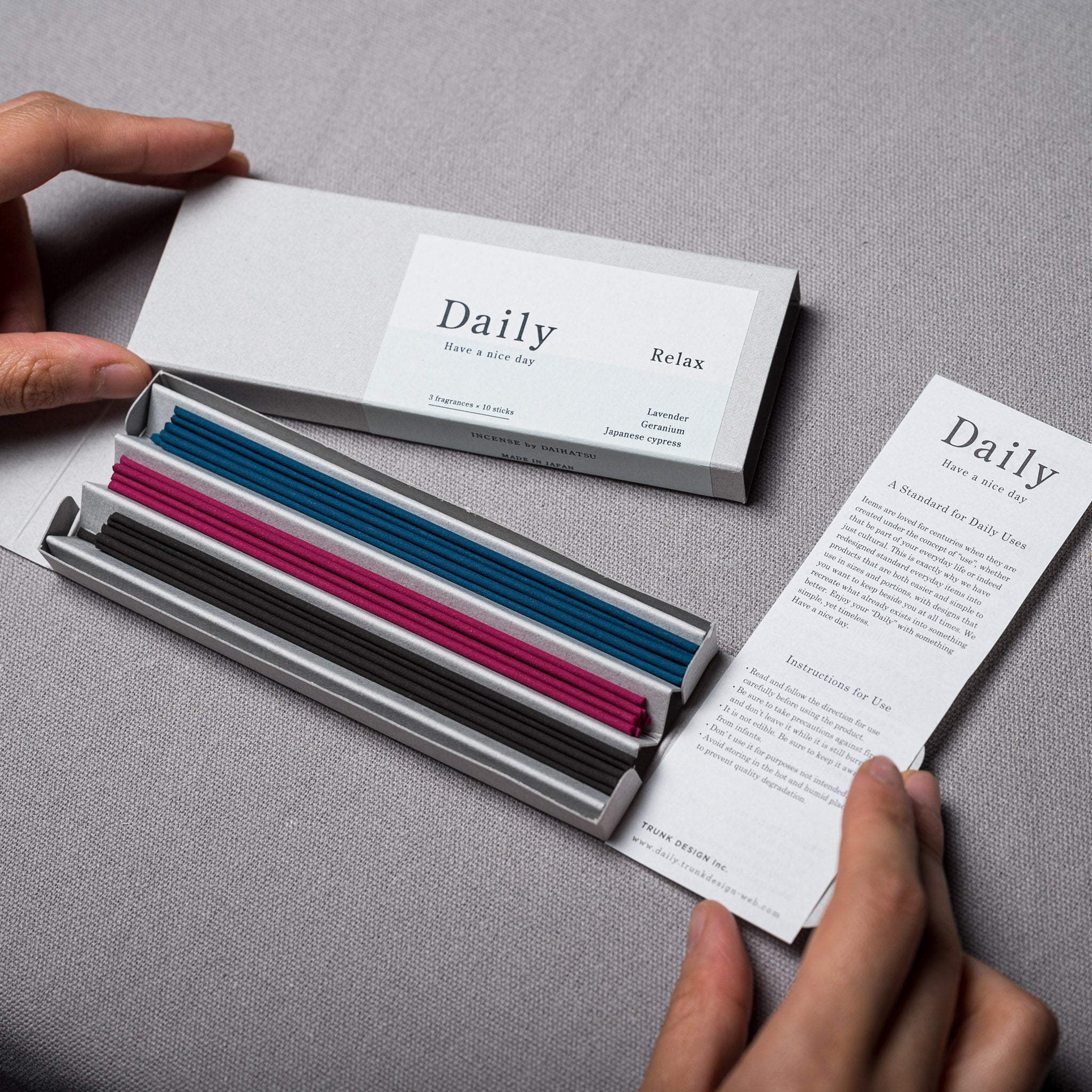 Premium Daily Incense Sticks for Relaxation & Stress Relief - Aromatherapy for Meditation, Yoga, and Home Spa