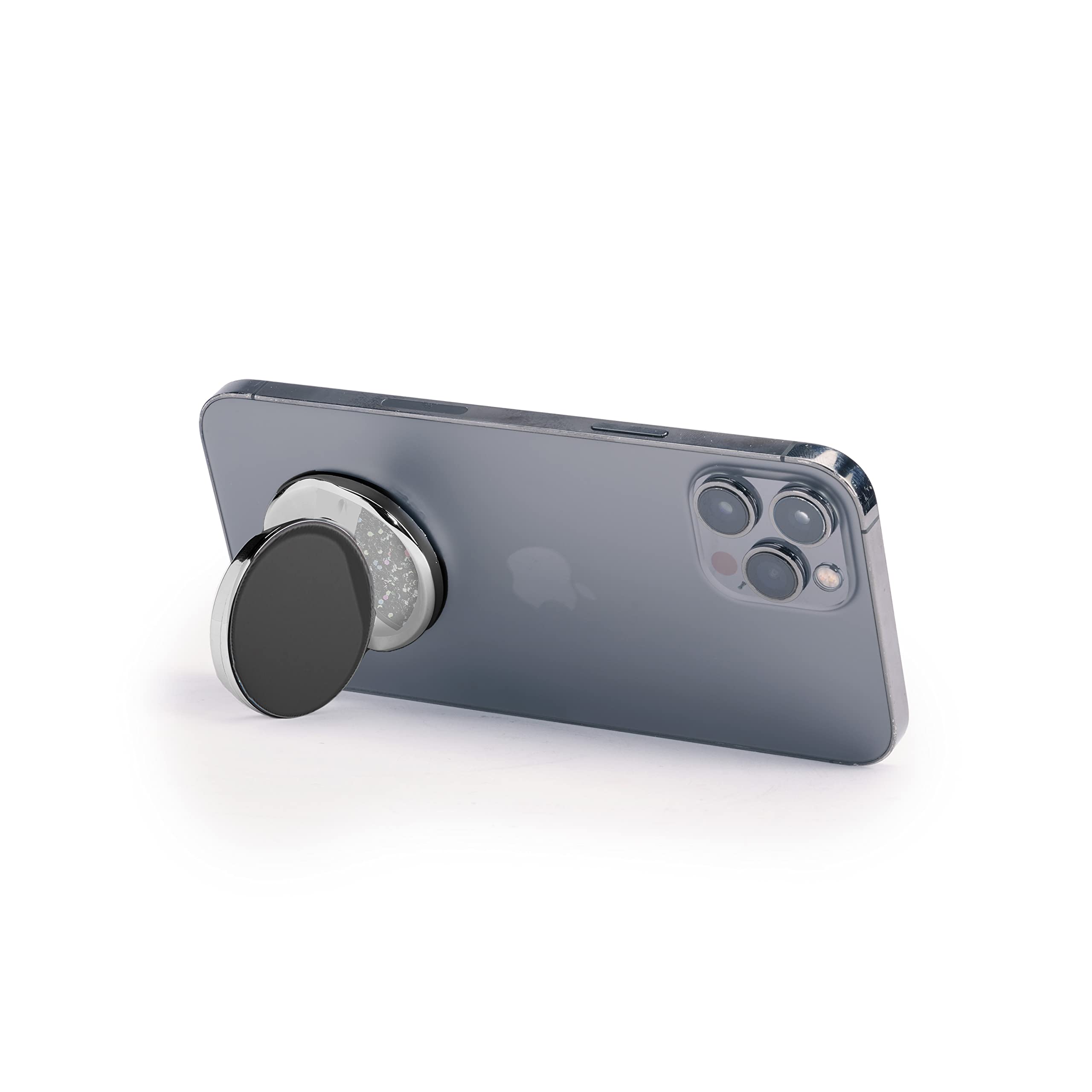 HANDL New York: Black - Handl O x POPL - Phone Grip and Stand for Smartphone, Perfect for Hands-Free Viewing and Secure Grip