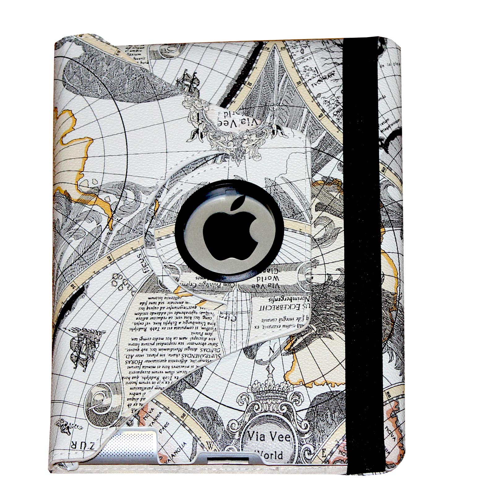 Magnetic Smart Cover Case for iPad Air 1 (2013 Model A1474/A1475/A1476) - Rotating Stand with Auto Wake/Sleep Function | Perfect for Work, Travel & Home Use