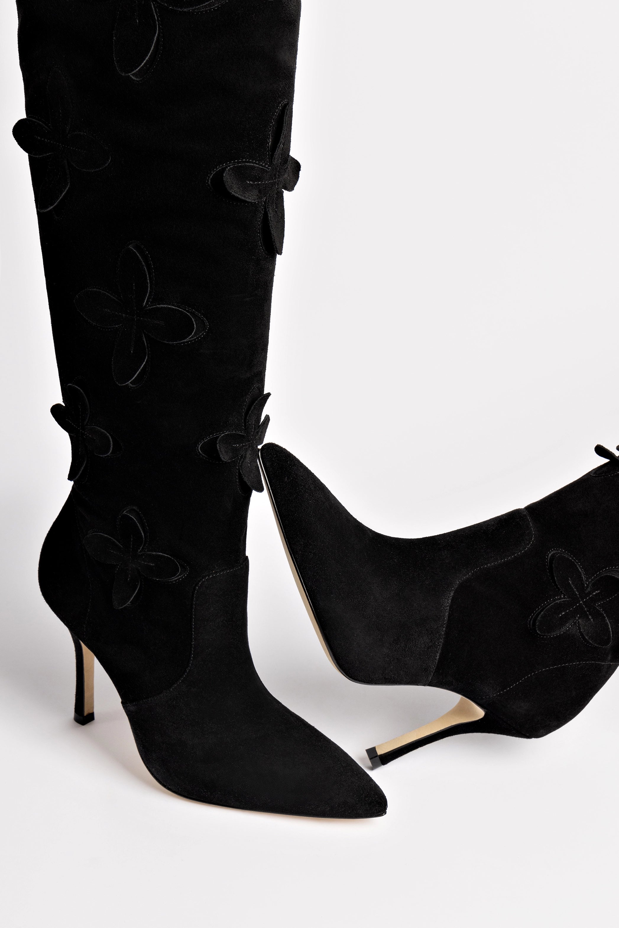 Julia Boot In Black Suede - Women's Fashion Suede Ankle Boots for Casual Wear, Office & Night Out | Comfortable & Stylish Footwear