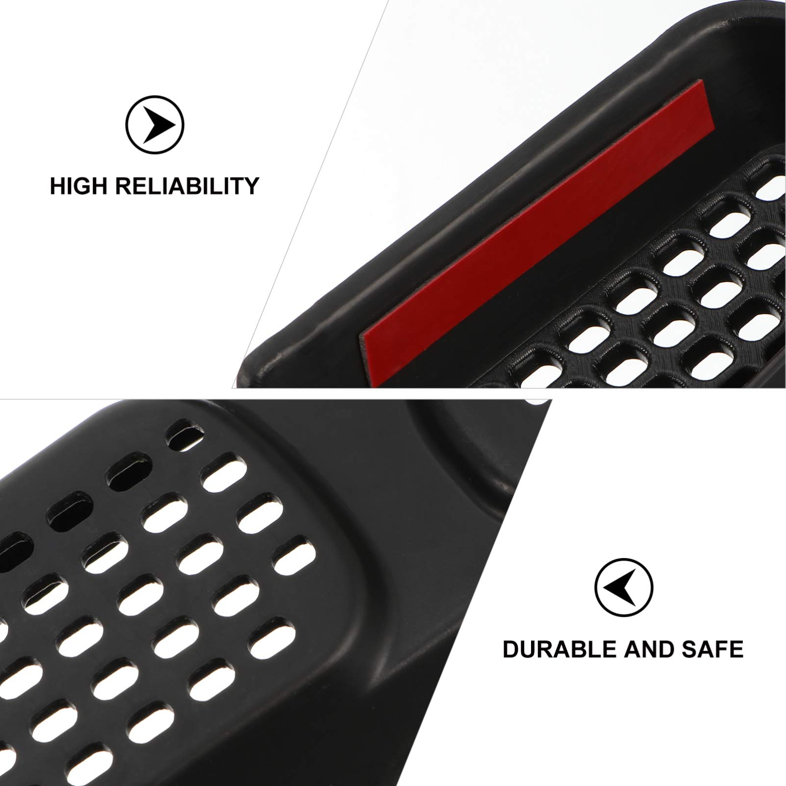 Wakauto 1 Pair Car Air Vent Covers - Durable Plastic AC Vent Shields & Side Window Deflectors for Auto Protection | Perfect for Sedans, SUVs & Trucks to Block Dust & Debris
